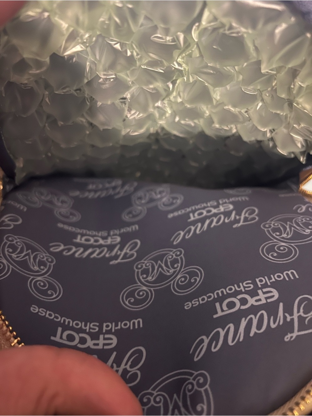 Loungefly Cream Mini Backpack with Pastel Accents - Picture 6 of 7